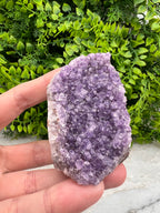 Amethist cluster cut base
