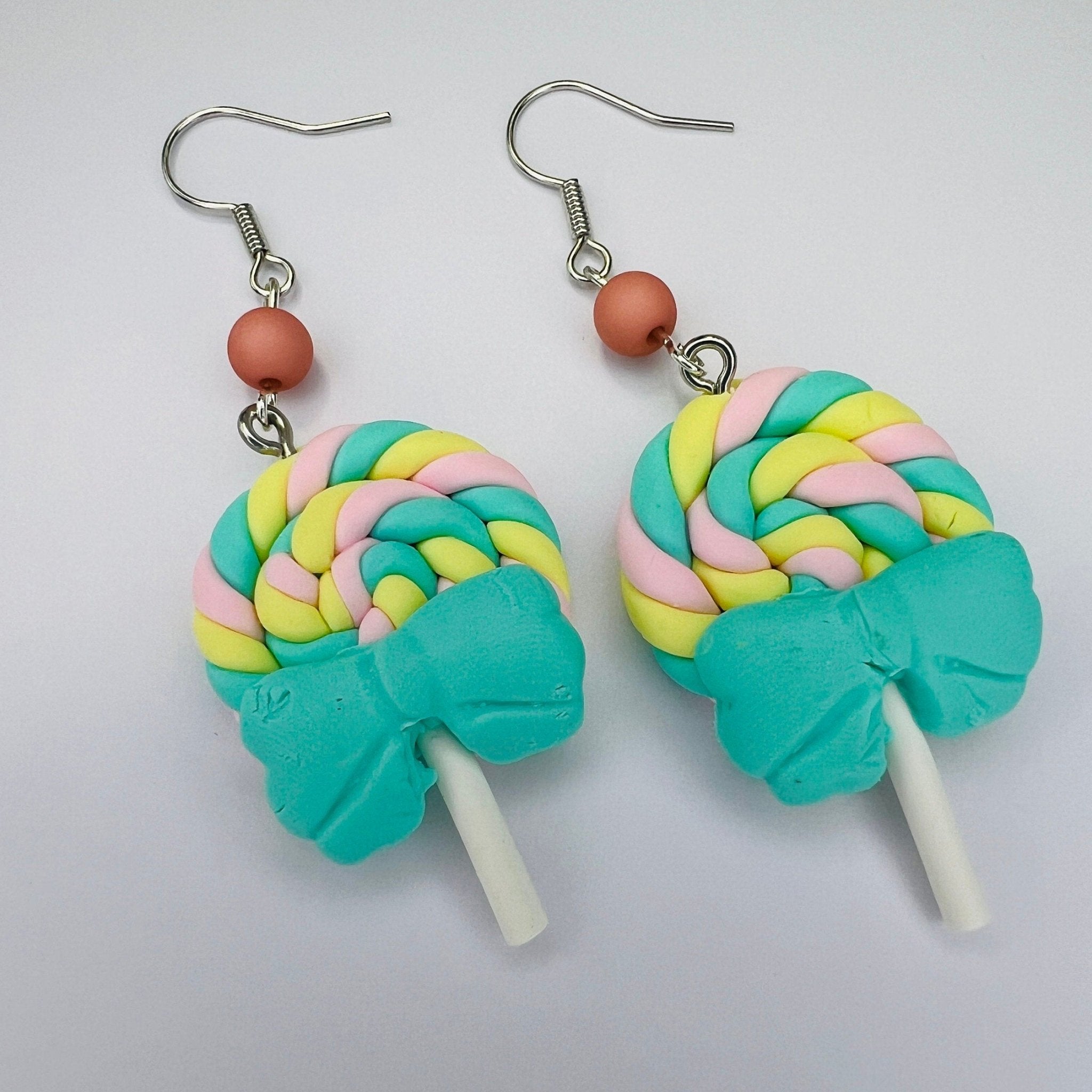 Lolly oorbellen zilver by KEY LIME STORE