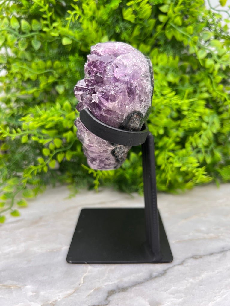 Amethist hart op standaard by KEY LIME STORE