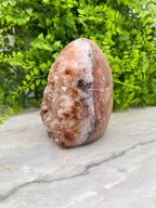 Citrien op Bergkristal cut base by KEY LIME STORE