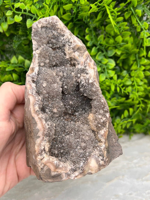 Amethyst cluster-cut base by KEY LIME STORE