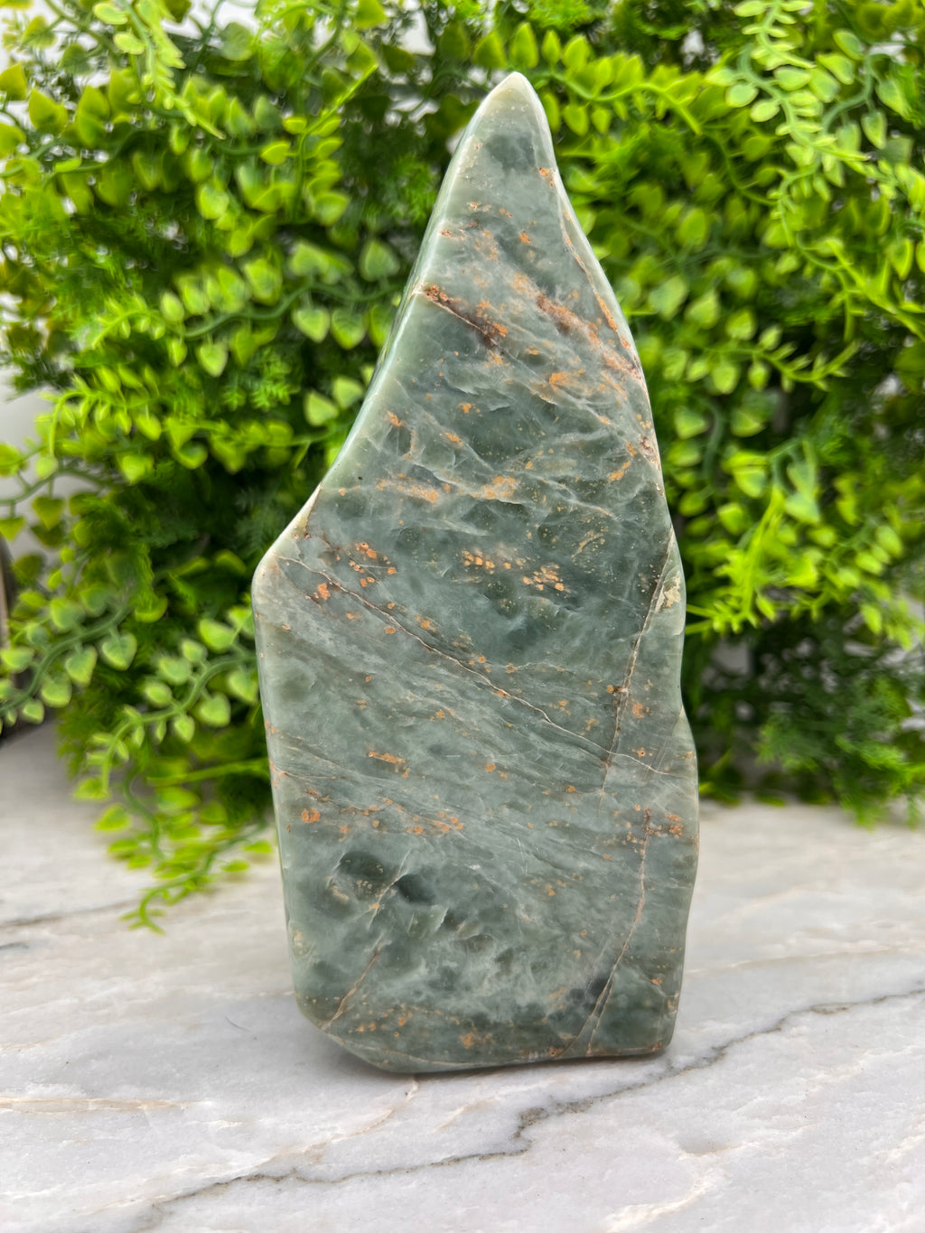 Amazonit (Südafrika) – Skulptur (17 cm x 1,25 kg)