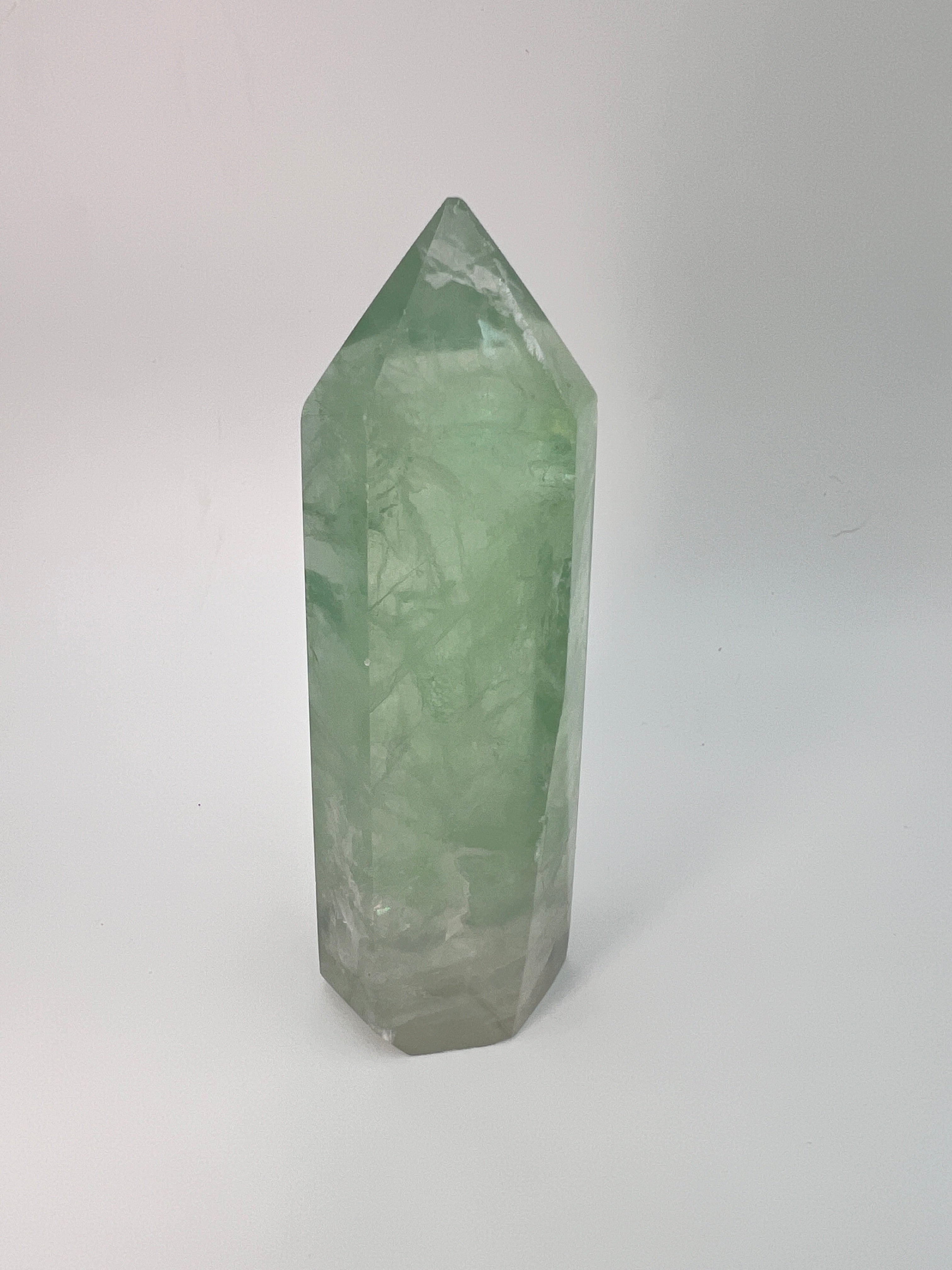 Groene fluoriet toren 0.258 kg