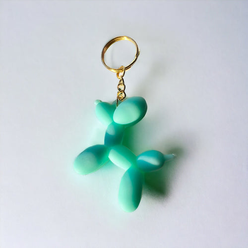 Schlüsselanhänger mit Ballontier, türkis, von KEY LIME STORE
