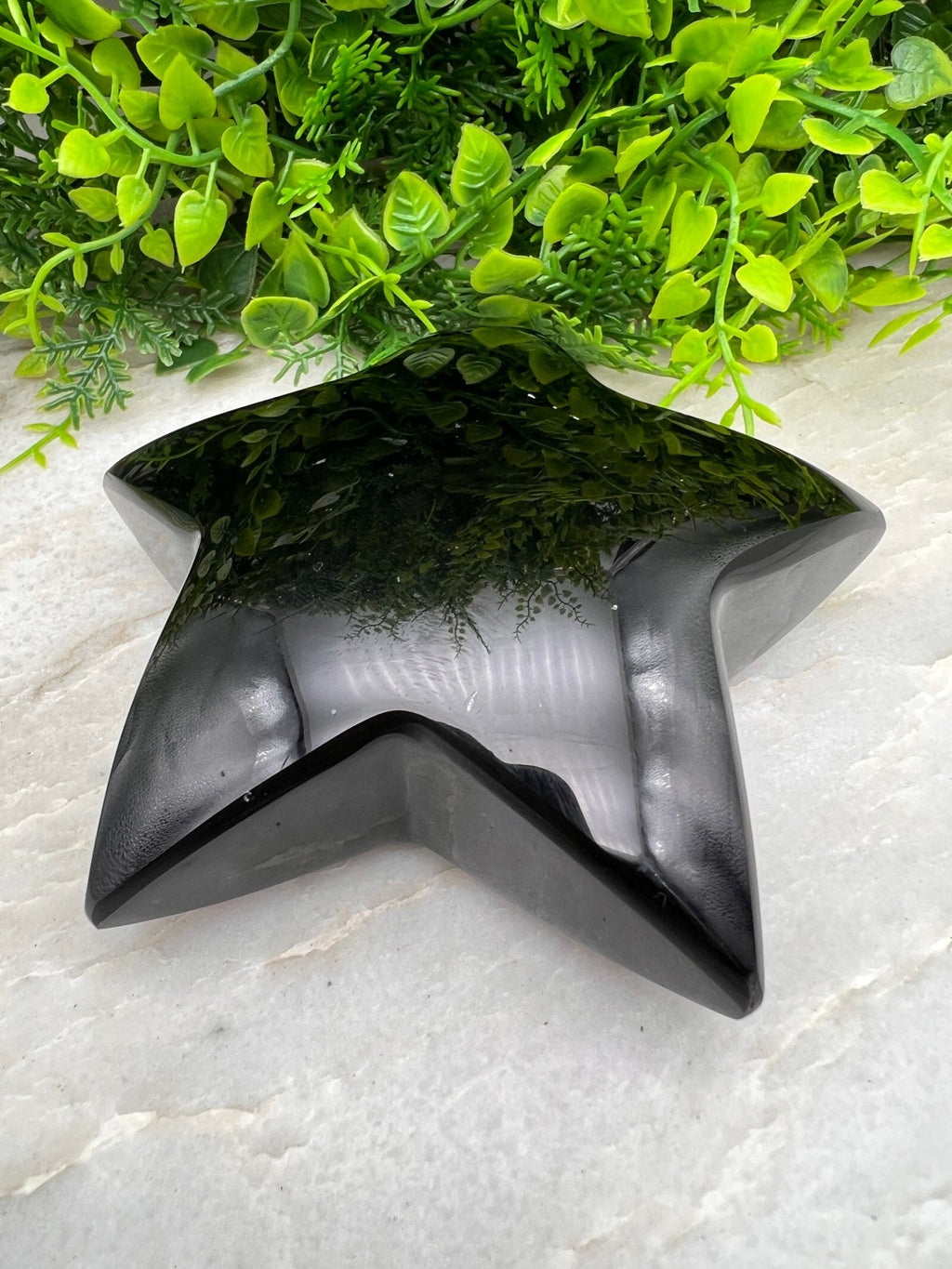Zwarte Obsidiaan ster by KEY LIME STORE