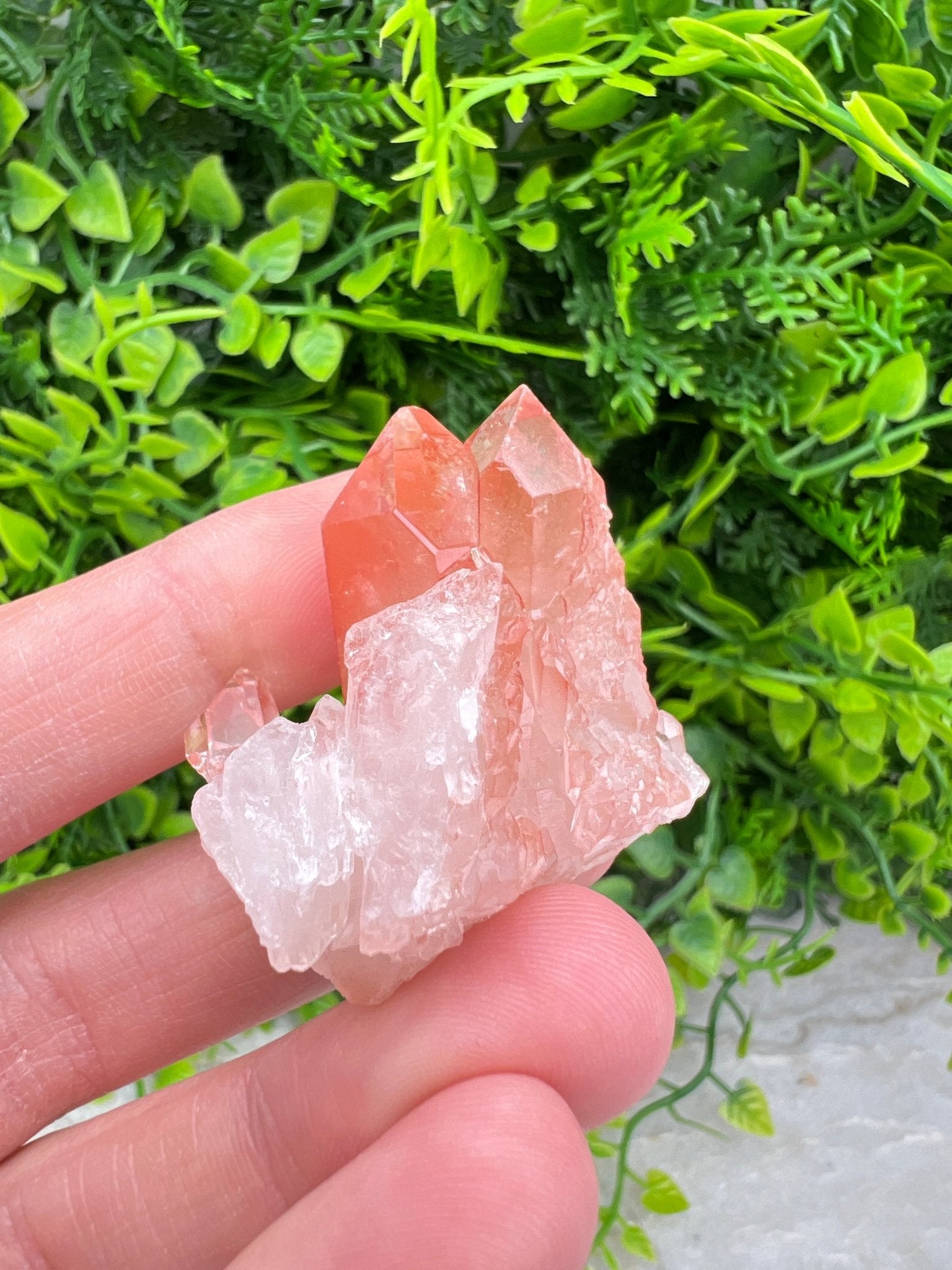 Red Healer (Hematoïde kwarts) cluster (4 cm) by KEY LIME STORE