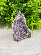 Amethist cluster cut base
