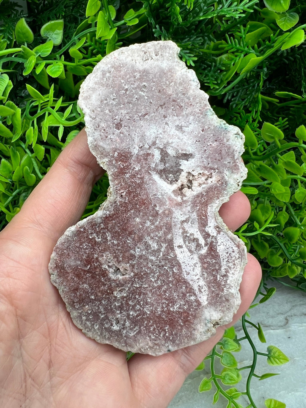 Rosa Amethyst-Cluster (9 cm) von KEY LIME STORE