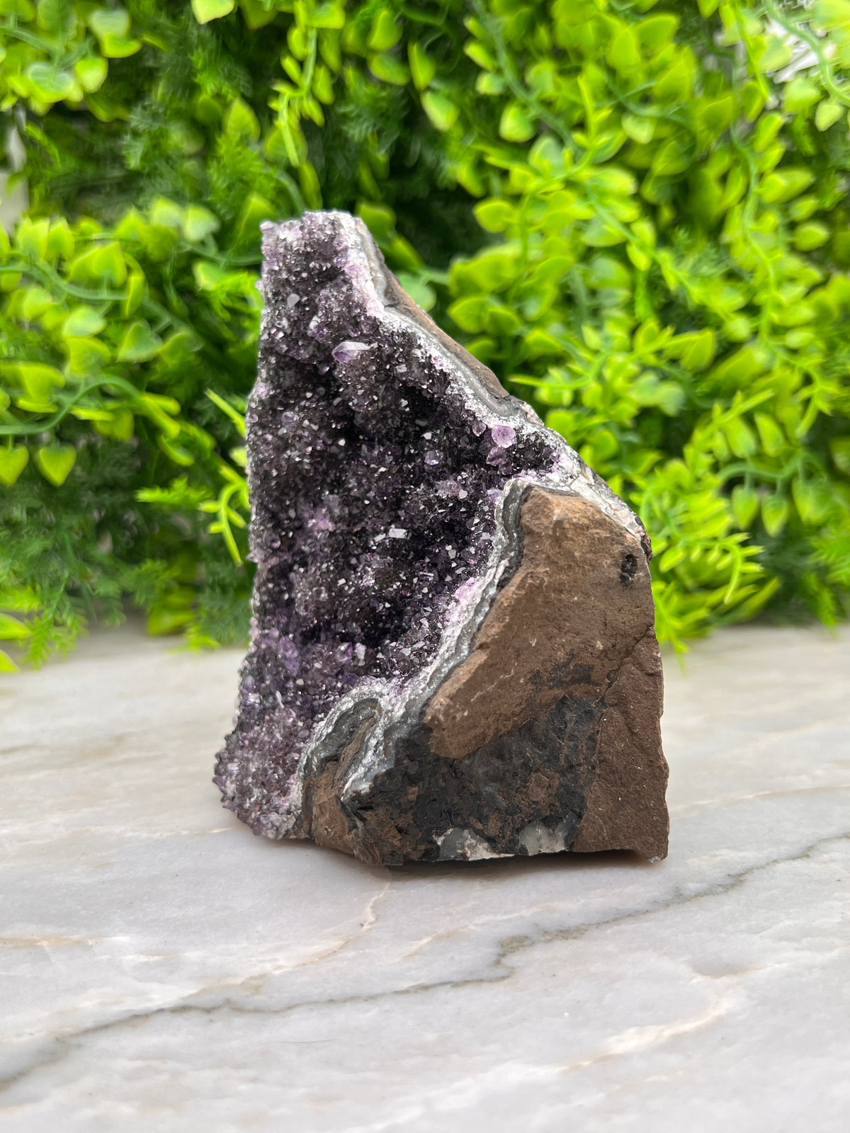 Amethist cut base met gepolijste randen