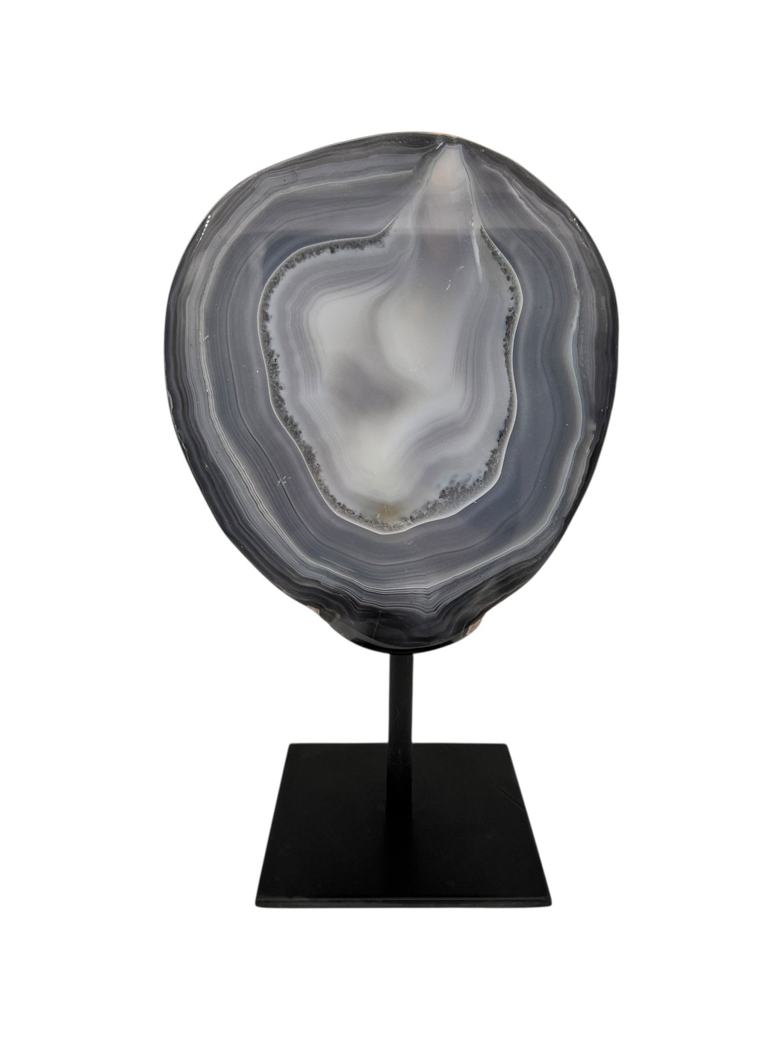 Halve agaat op standaard 2.490 kg by KEY LIME STORE