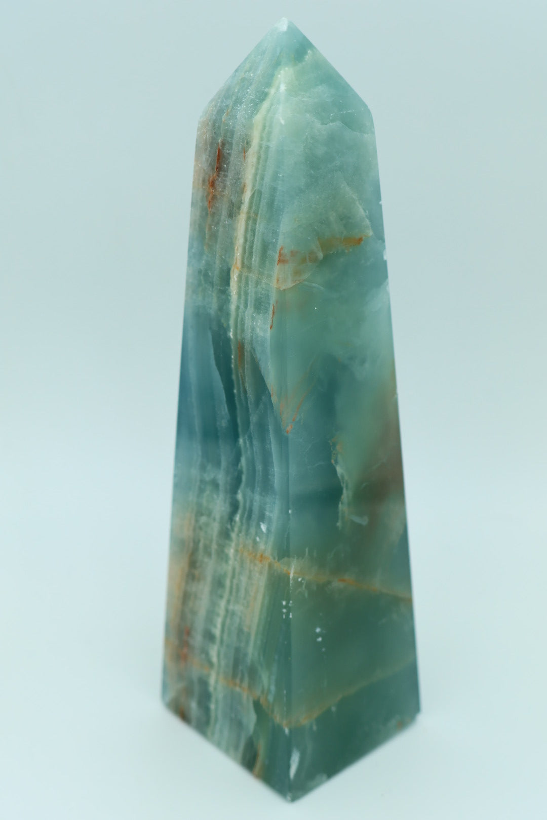 Blauwe Onyx toren 0.430 kg