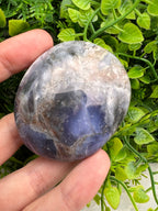 Chalcedoon / Paarse Agaat palmsteen