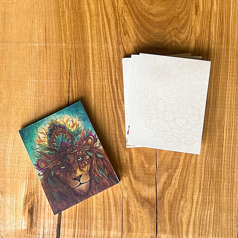 Lion Notebook (12.5 x 9.5 cm)