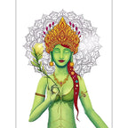 Green Tara Notebook (12.5 x 9.5 cm)