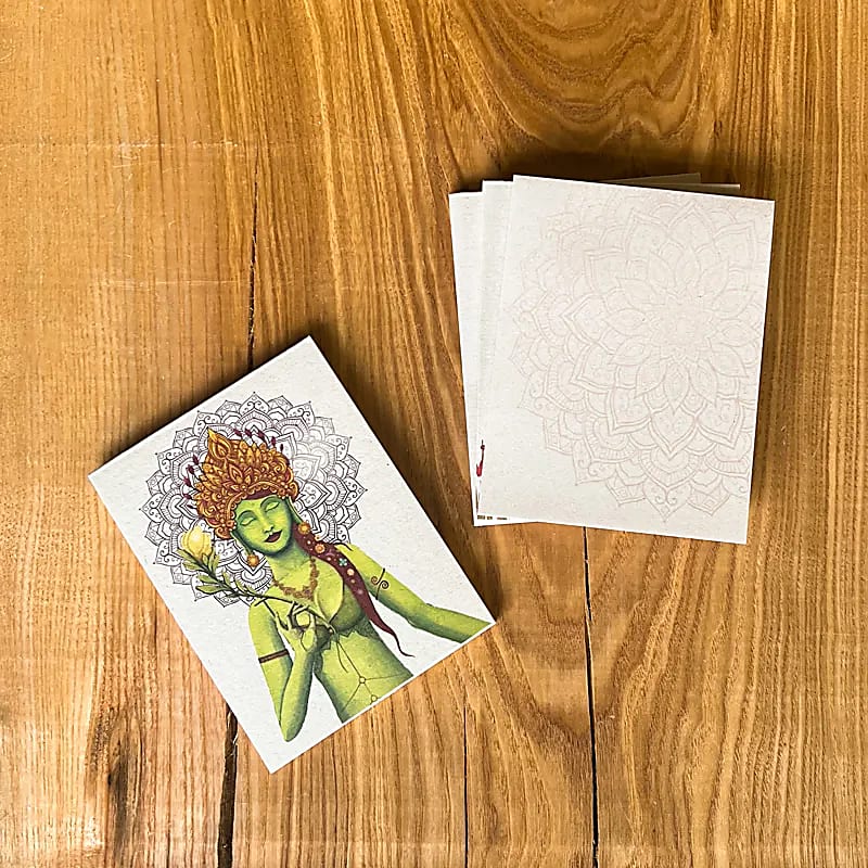 Green Tara Notebook (12.5 x 9.5 cm)