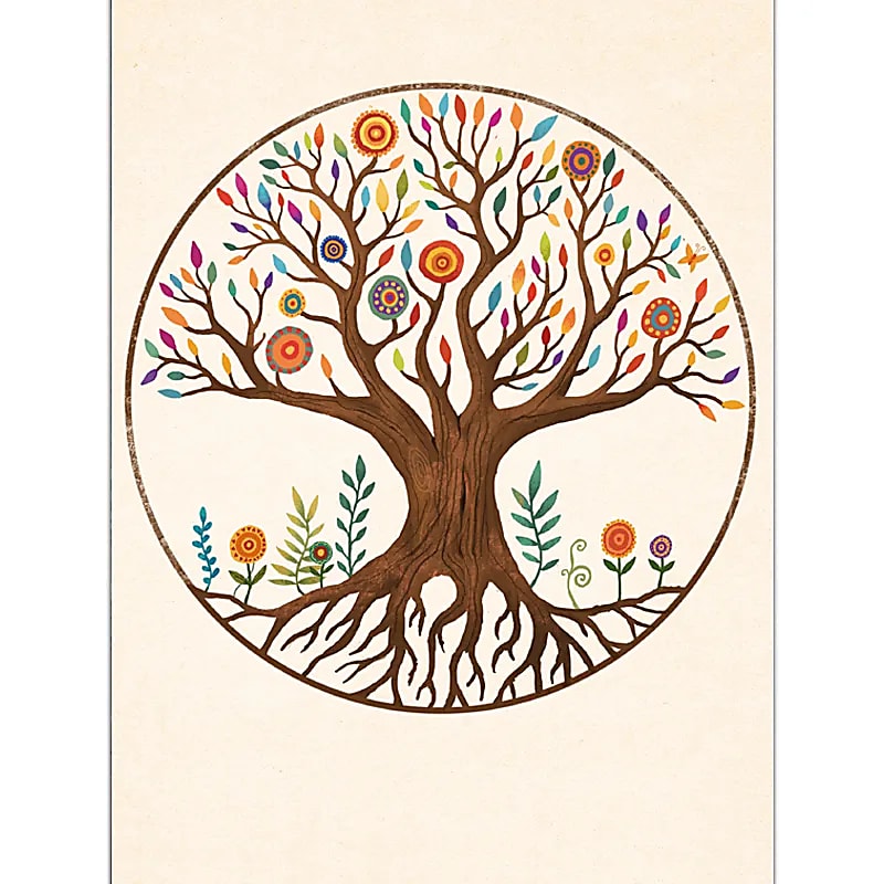Tree of Life Mandala Notebook (12.5 x 9.5 cm)