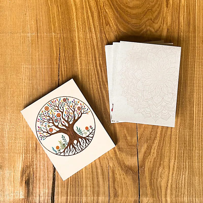Tree of Life Mandala Notebook (12.5 x 9.5 cm)