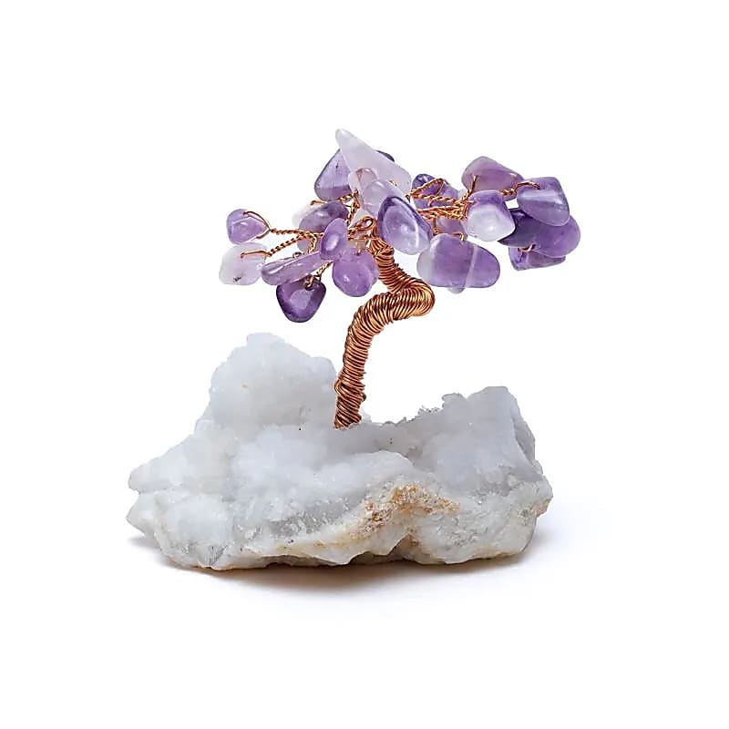 Amethyst Gemstone Tree (±7x6 cm)