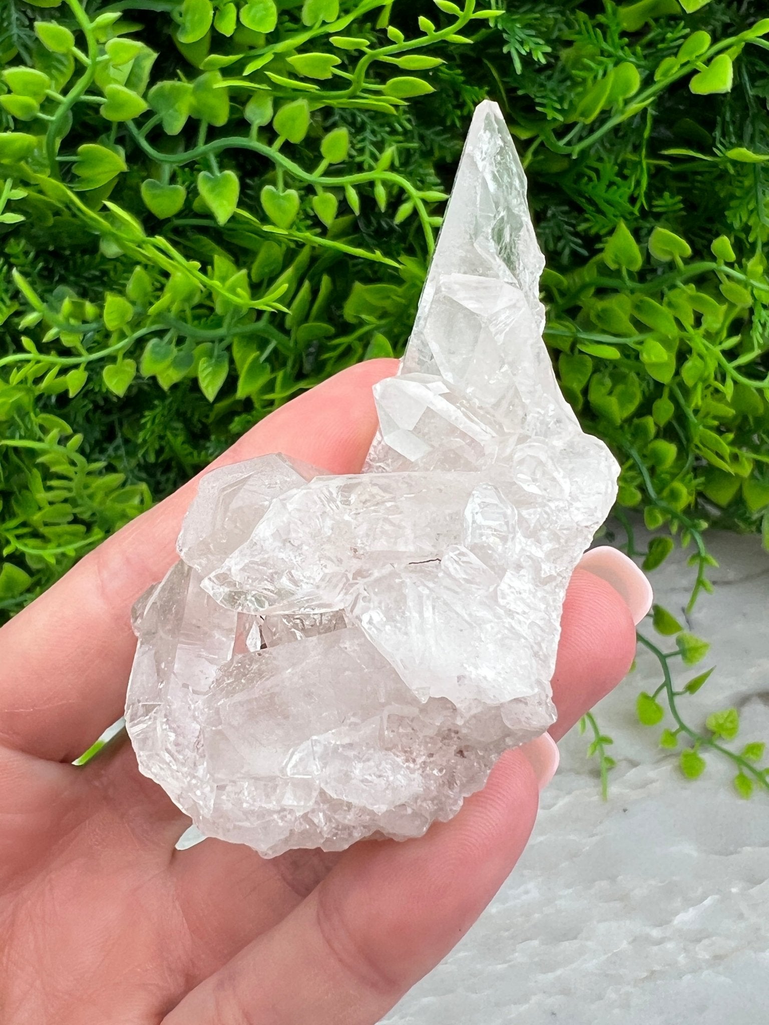 Bergkristall-Cluster (8 cm) von KEY LIME STORE
