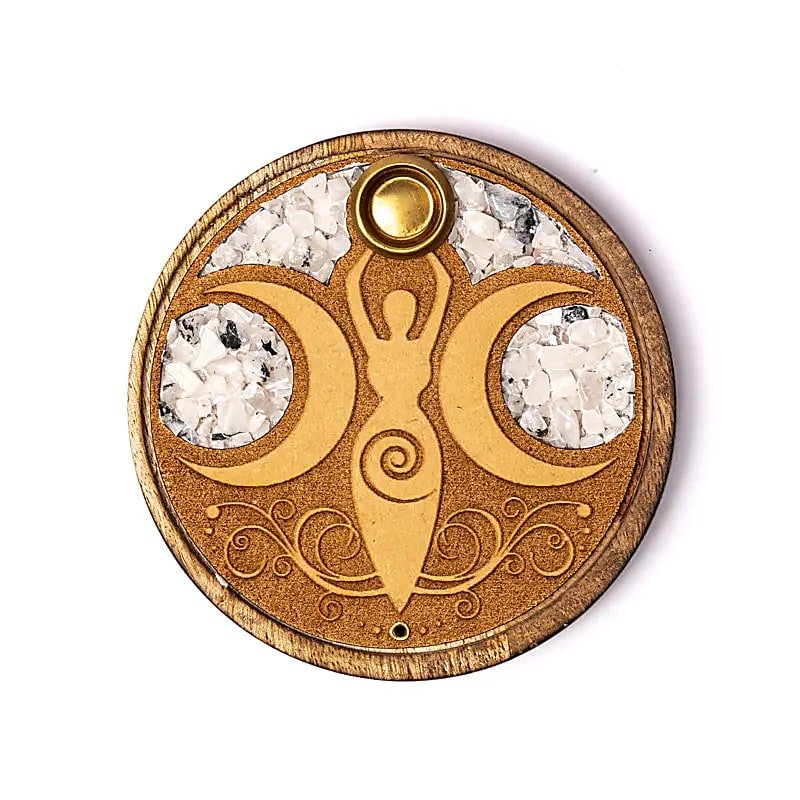 Räucherwerk- und Räucherkegelhalter „Bergkristall“ von KEY LIME STORE