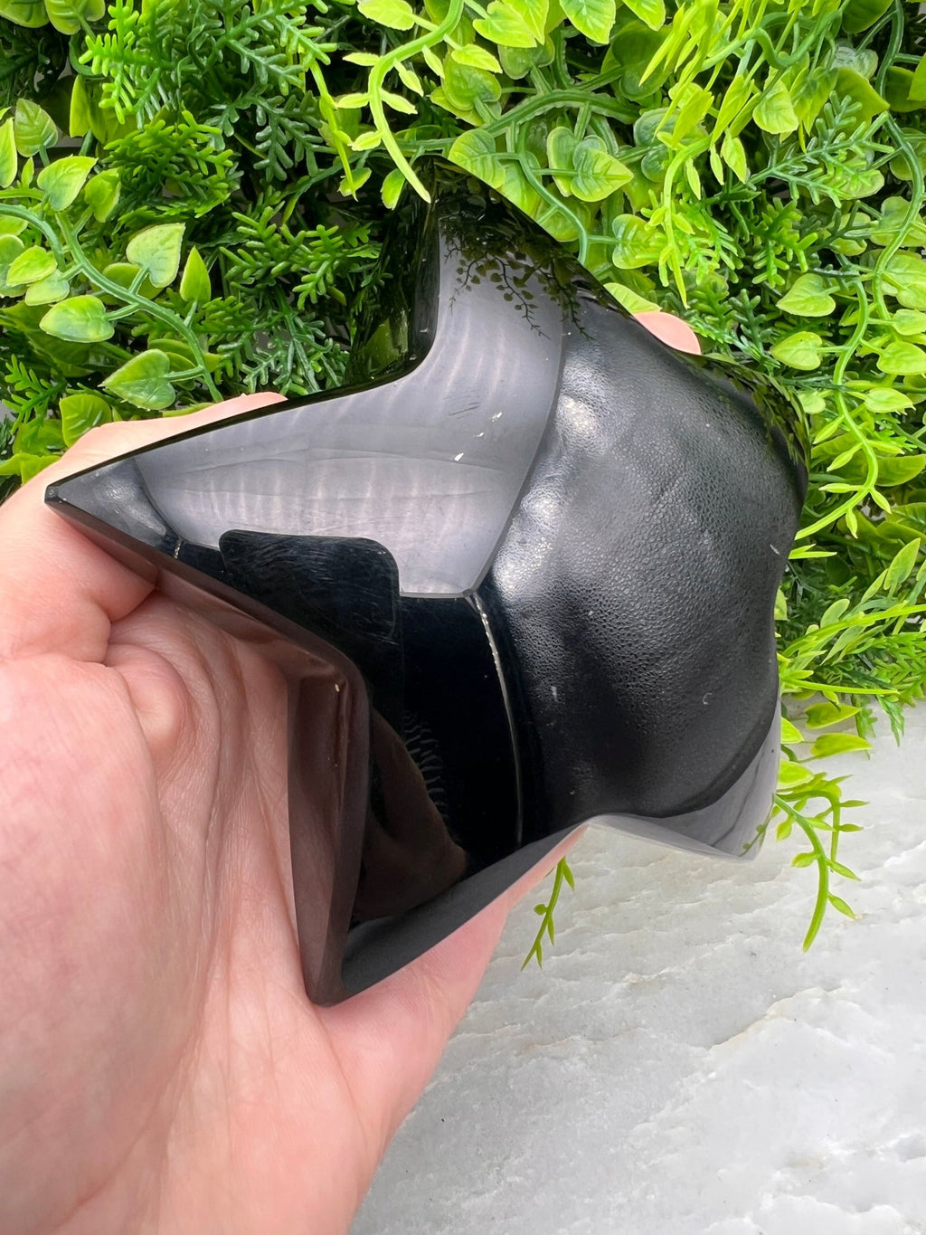 Zwarte Obsidiaan ster by KEY LIME STORE