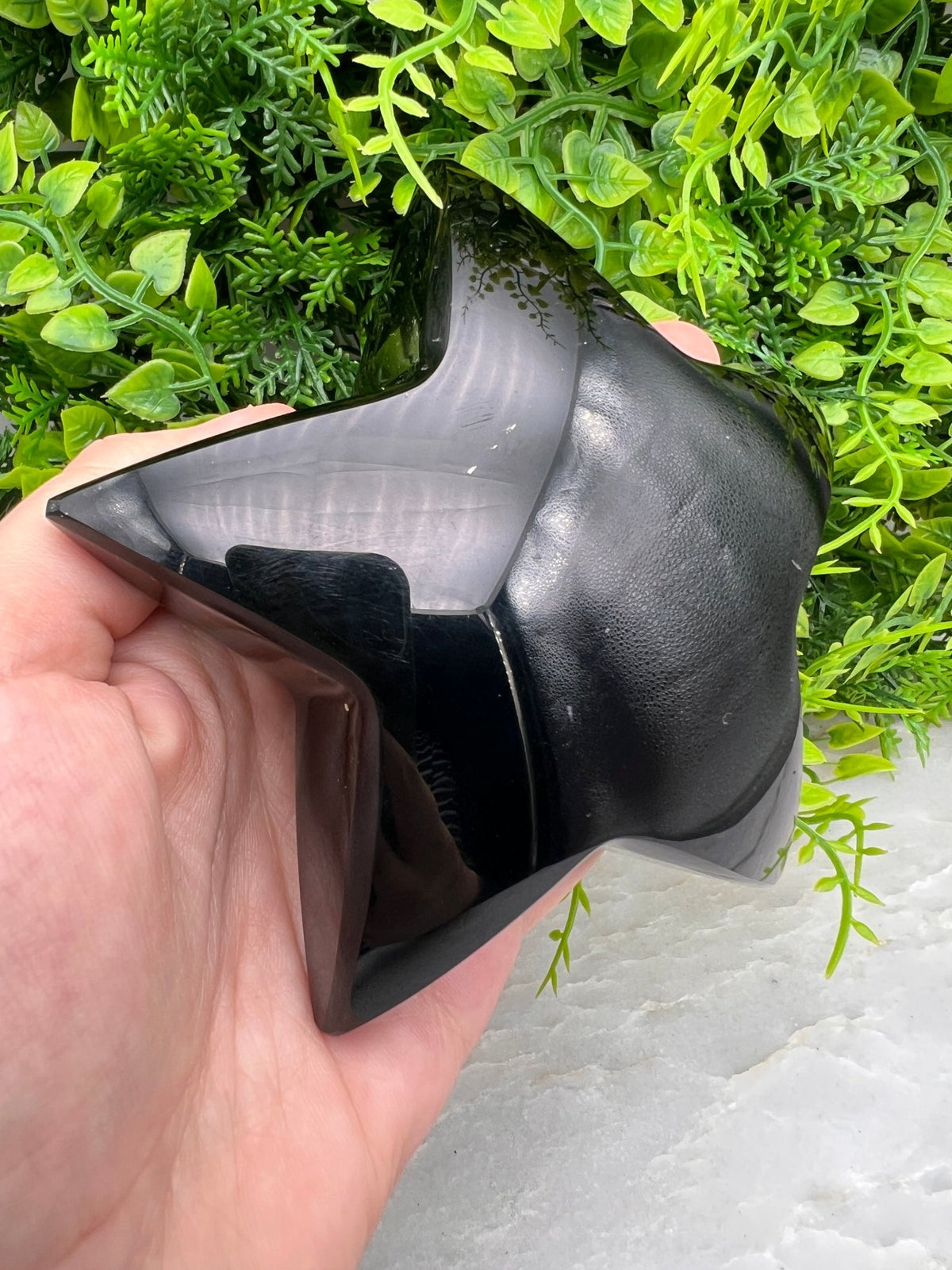 Zwarte Obsidiaan ster by KEY LIME STORE