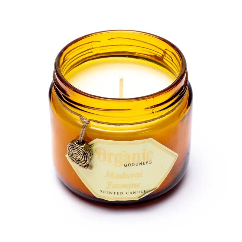 Organic Goodness Jasmine Soy Wax Candle (200 g)