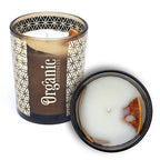 biologische geurkaars mandarijn & laurierblad (200g)