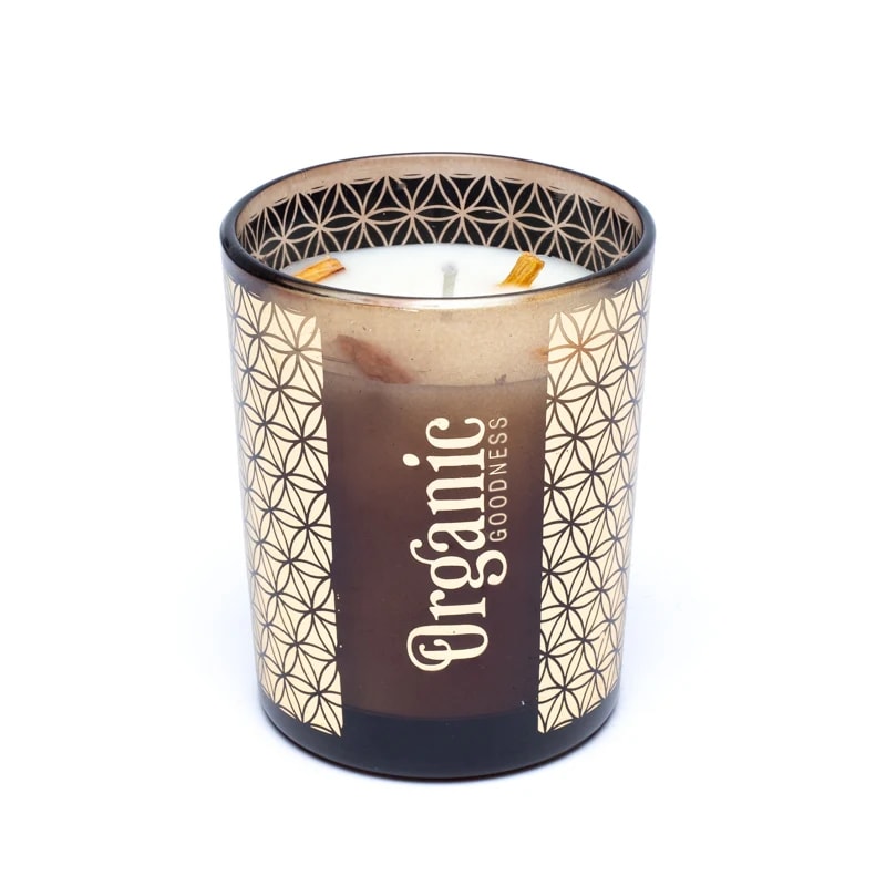 palo santo geurkaars Organic Goodness Cederhout (200g)