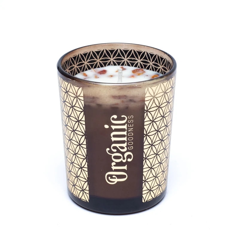 geurkaars roos geranium, Organic Goodness (200g)