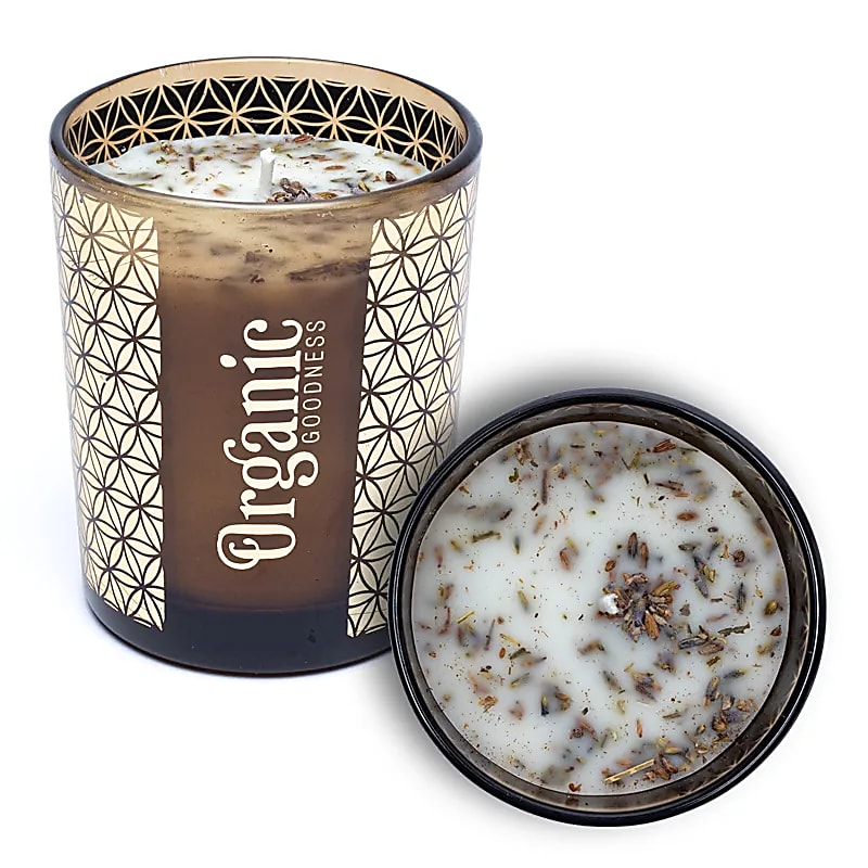 geurkaars salie lavendel, organic goodness (200g)