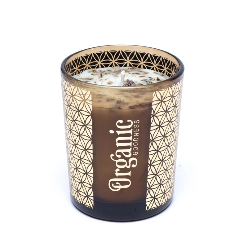 geurkaars salie lavendel, organic goodness (200g)