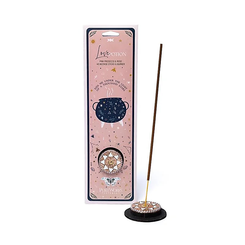 Incense and burner set Celestial Magic Love Potion (40gr)