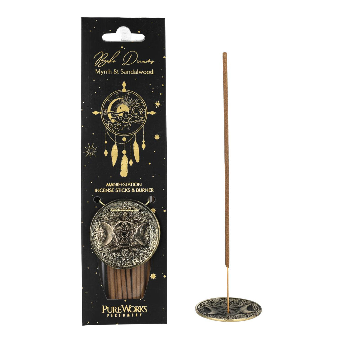 wierook en wierookbrander set Boho Dreams (25g)
