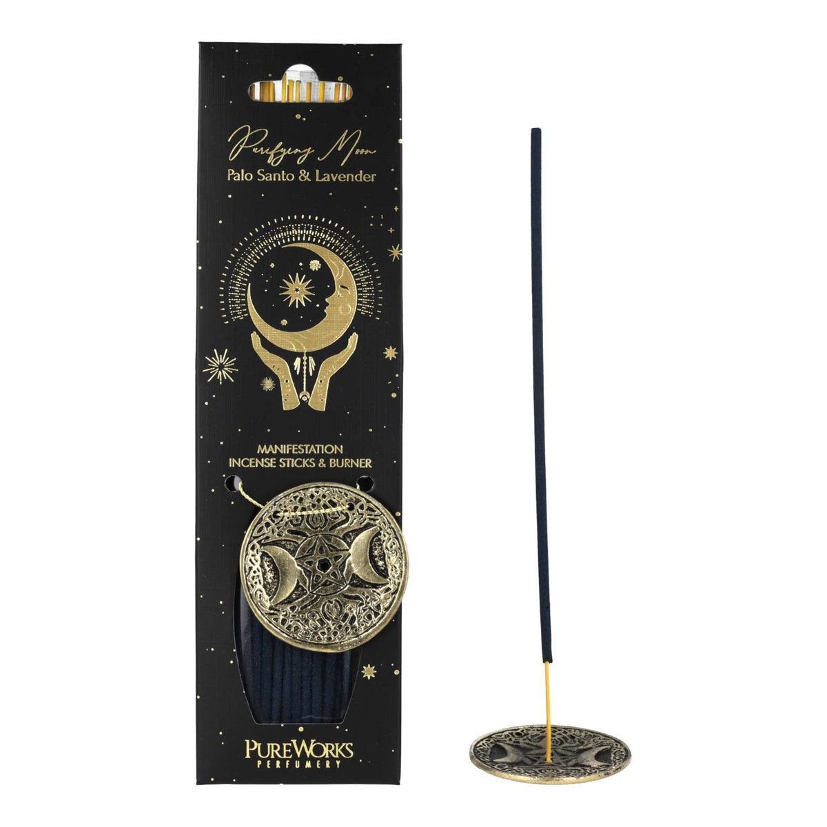 wierook met brander set Esoteric Collection Purifying Moon (25g)