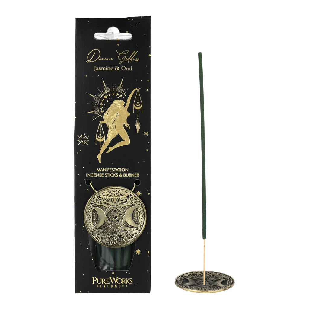 Wierook set met brander, Divine Goddess (25g)