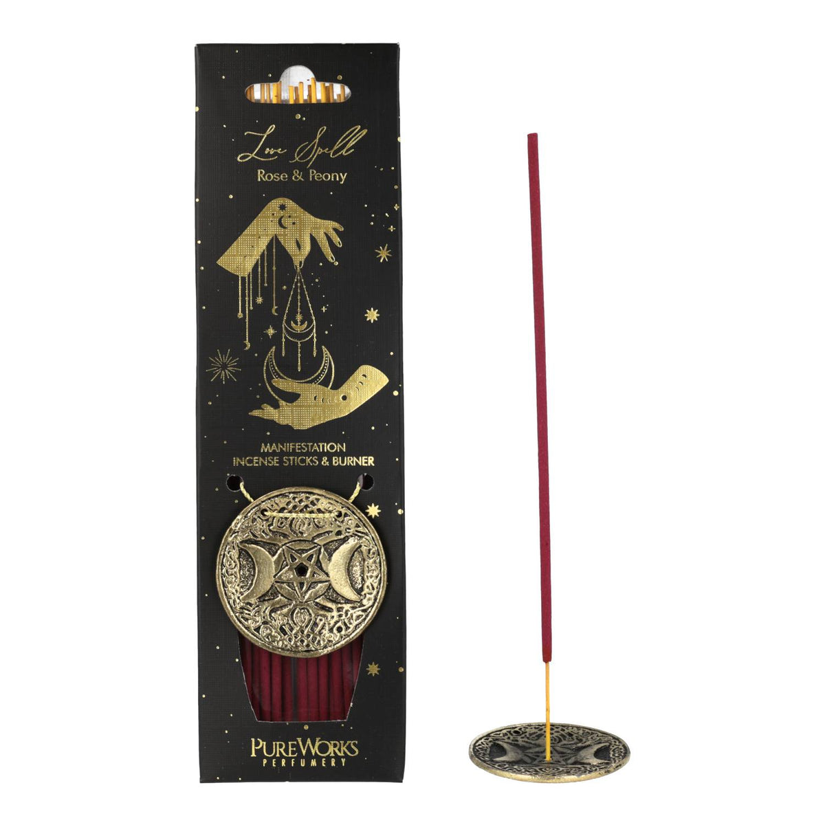 Love spell set, Wierook Esoteric Collection (25g) + brander