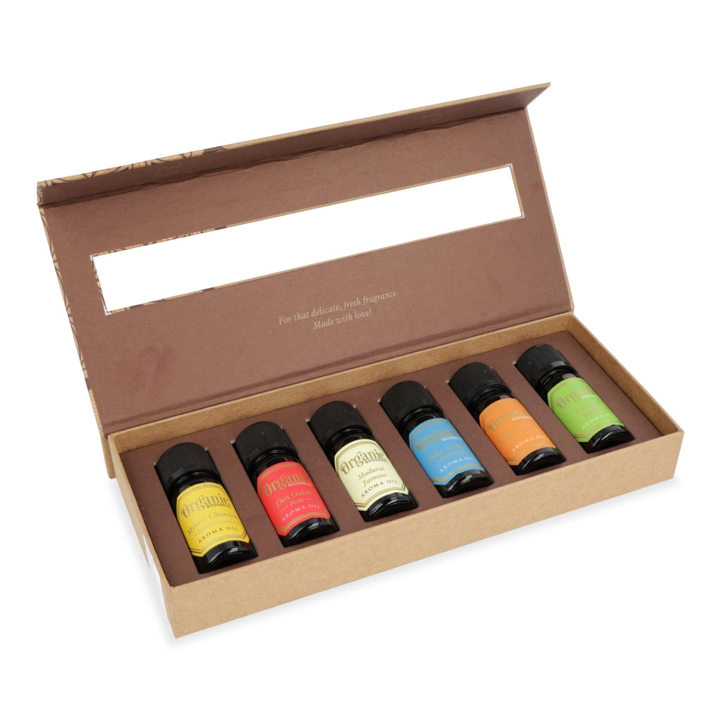 aromaolie set assorti Organic Goodness (6x10ml)