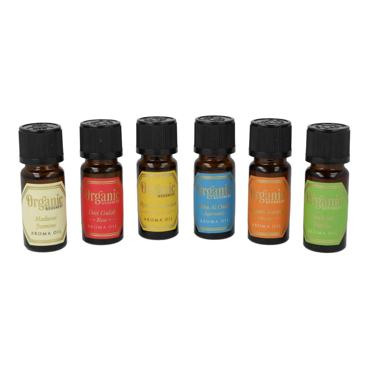 aromaolie set assorti Organic Goodness (6x10ml)