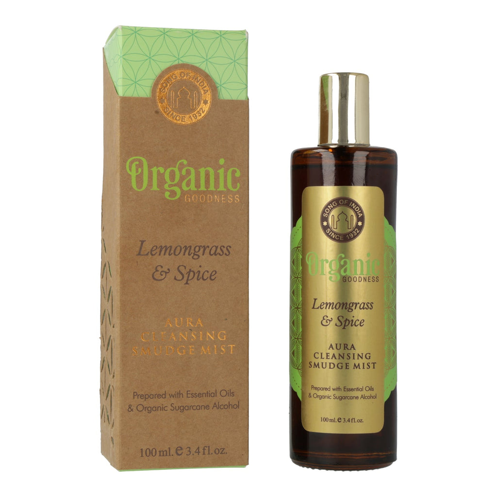 smudge room spray Organic Goodness Citroengras & Specerijen (100ml)