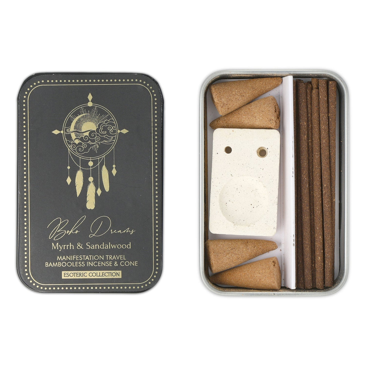 wierook set met brander Esoteric Collection Boho Dreams (8 x 5,5 cm)