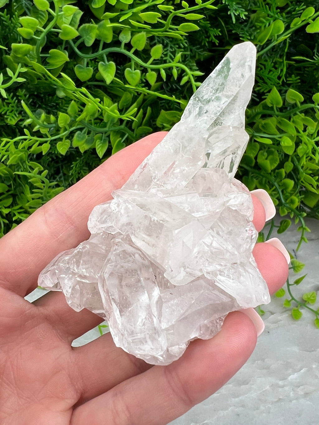 Bergkristall-Cluster (8 cm) von KEY LIME STORE