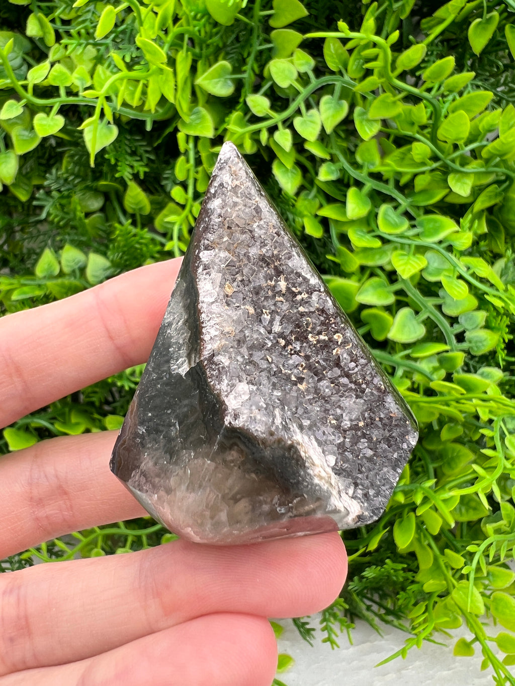 Amethist cluster diamantvorm