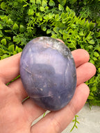 Chalcedoon / Paarse Agaat palmsteen