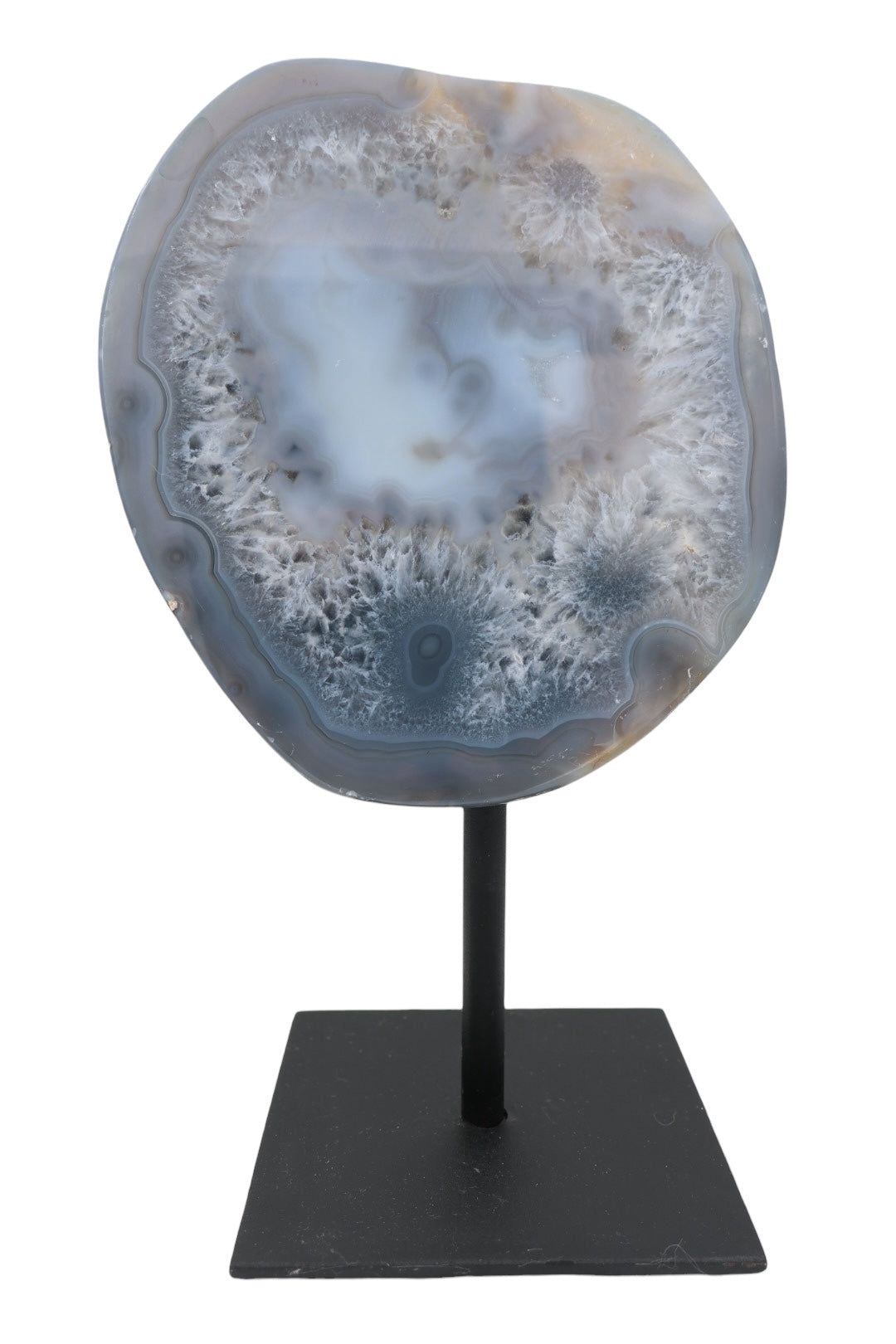 Halve agaat op standaard 1.450 kg