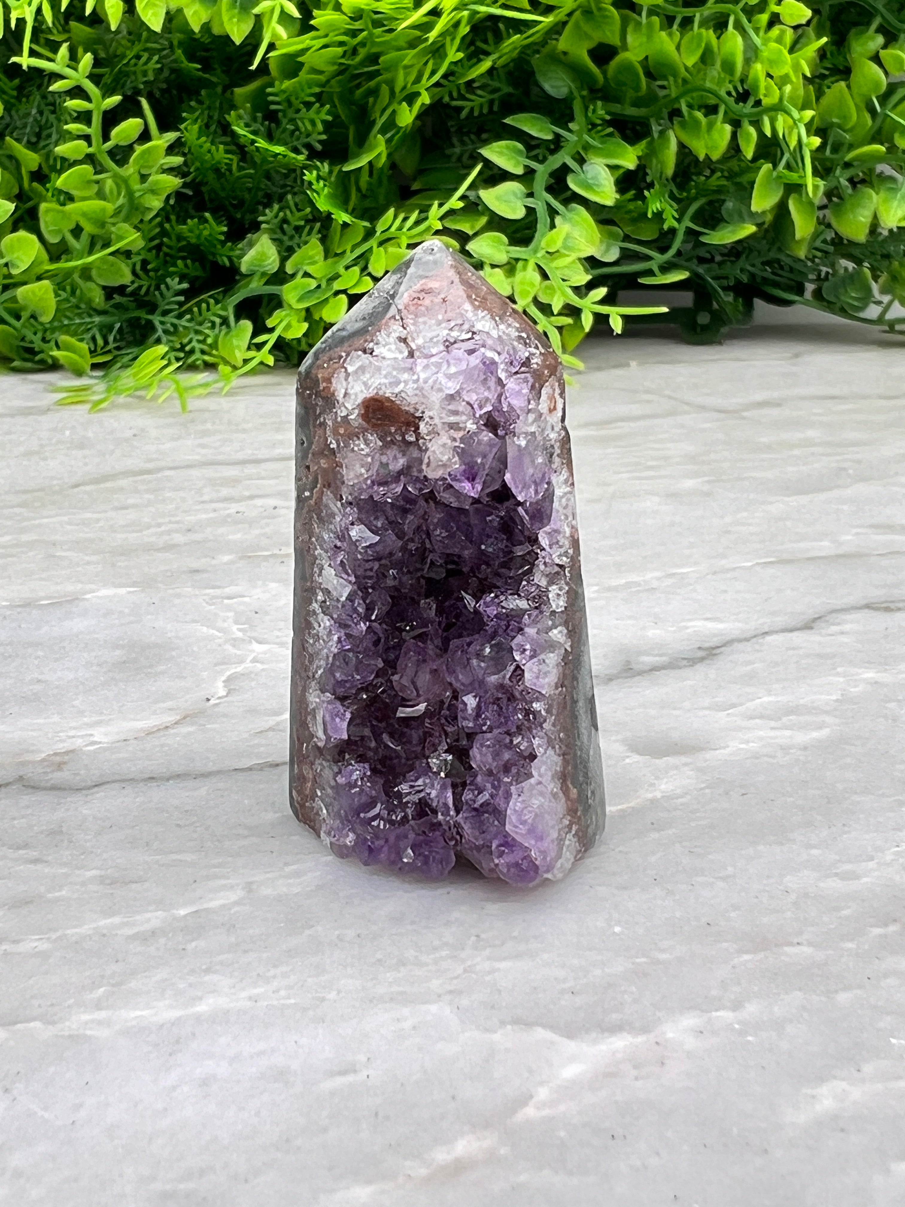 Amethist cluster toren (5 cm)