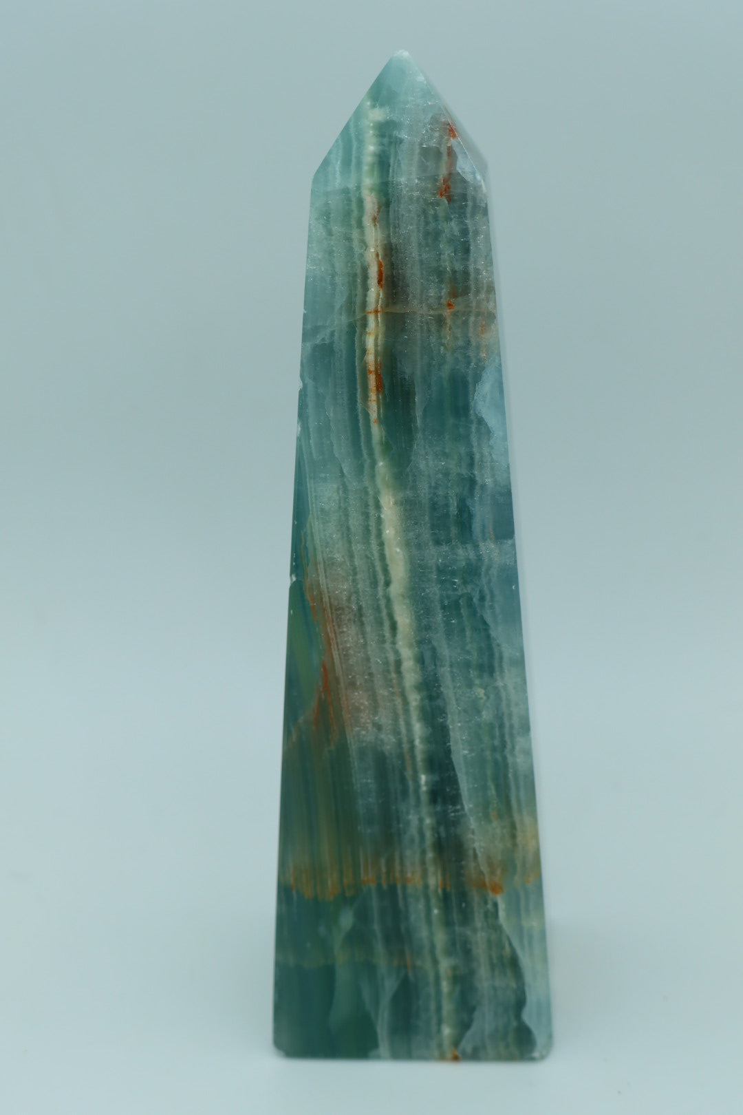 Blauwe Onyx toren 0.430 kg