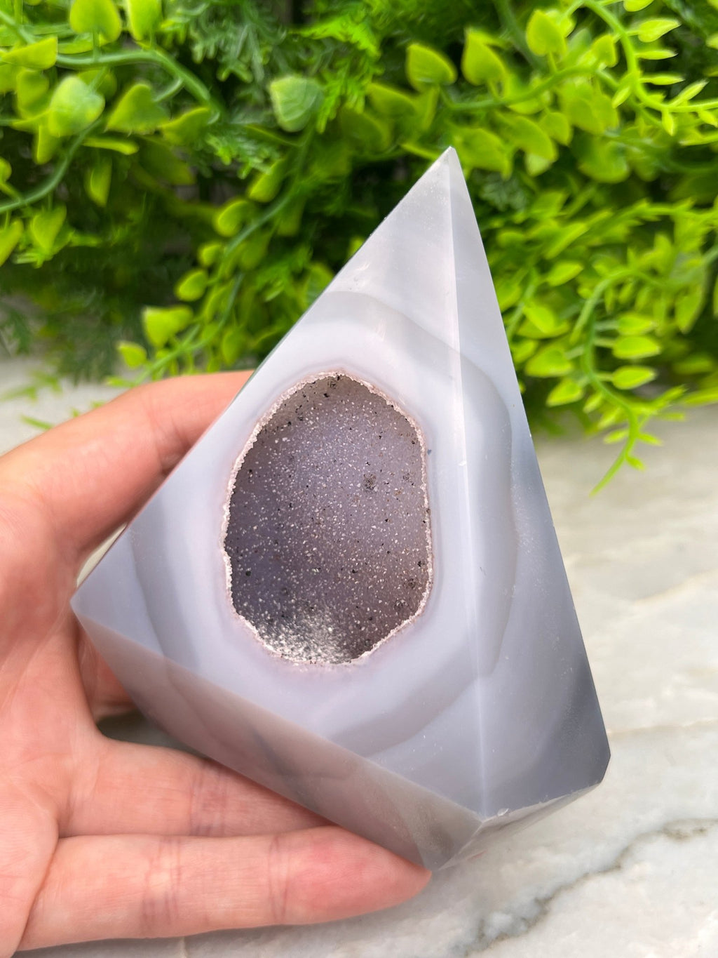 Agaat diamantvorm by KEY LIME STORE