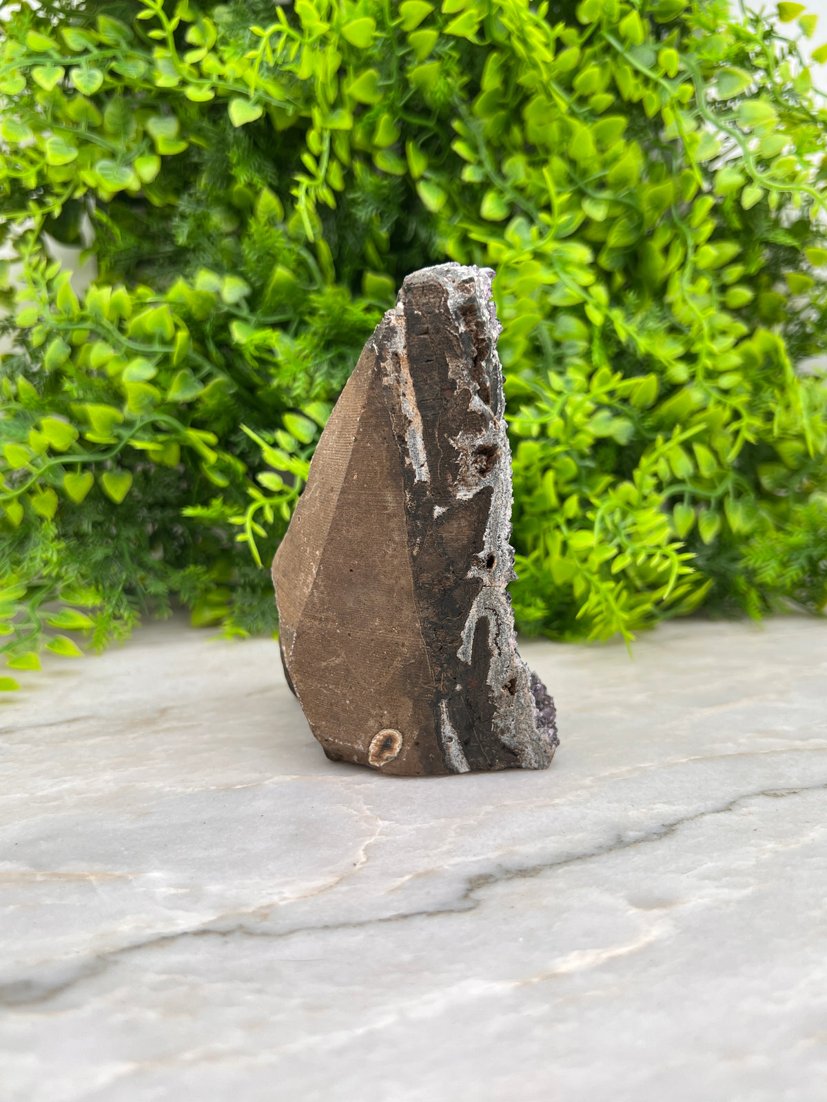Amethist cut base met gepolijste randen