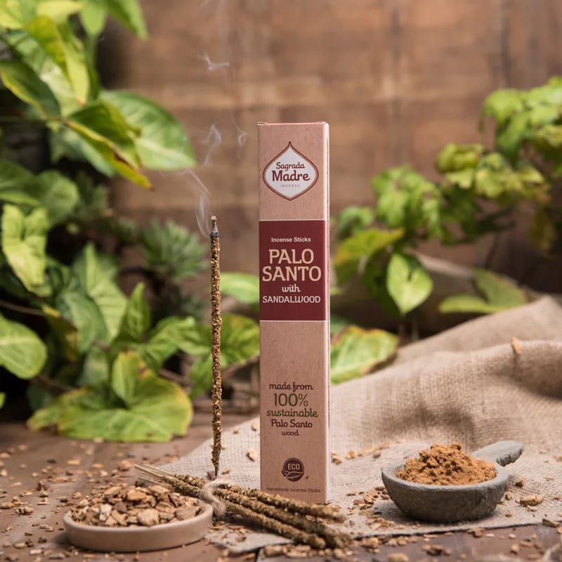 Palo Santo wierook met Sandelhout (±30g) Sagrada Madre